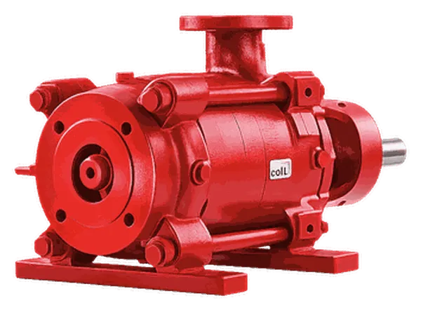 Horizontal multistage fire pump