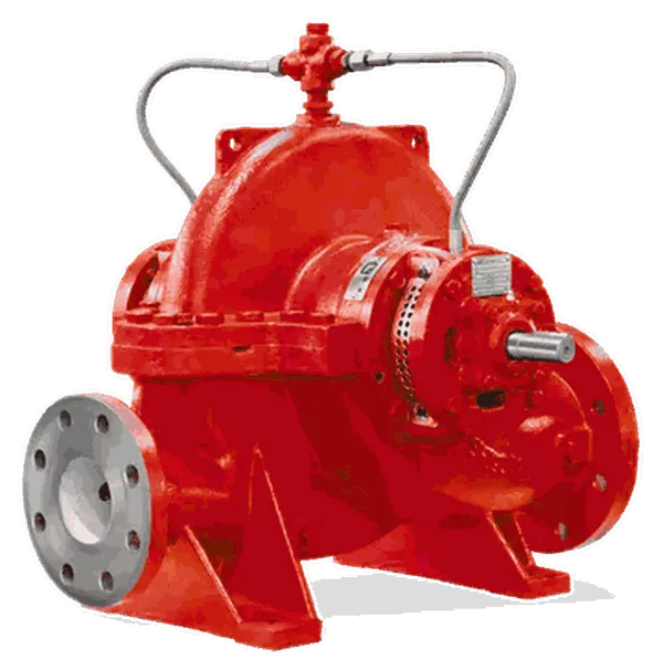Split case fire pump