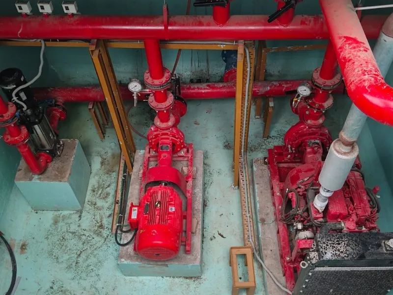 Commissioned fire pump set at Sushrut Hospital, Barshi